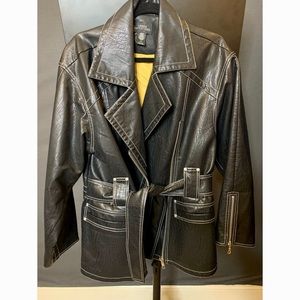 Urban outfitters amazing faux leather coat. Brand new and never worn!!
